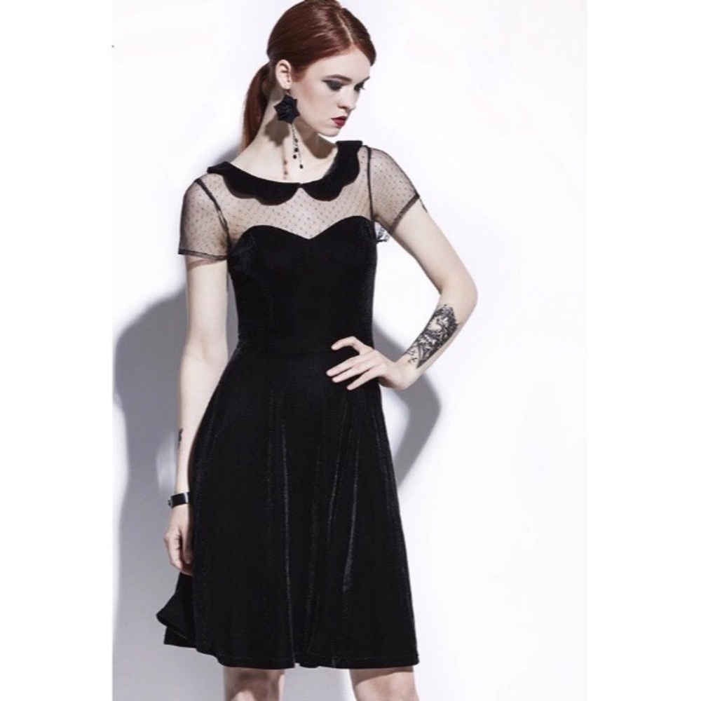 Vintage Style Black Dress NWOT